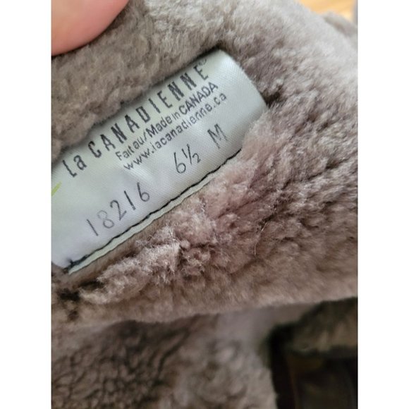 La Canadienne Brown Leather Winter Boots – Size 6.5 | Insulated - Picture 5 of 5